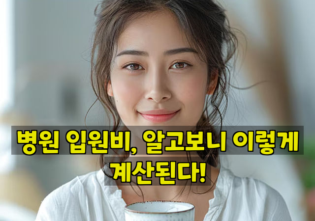 병원 입원비, 알고보니 이렇게 계산된다!