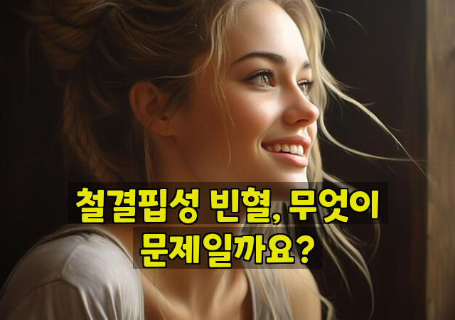 철결핍성 빈혈, 무엇이 문제일까요?